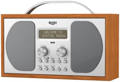 Bush DAB Bluetooth Wooden Radio.